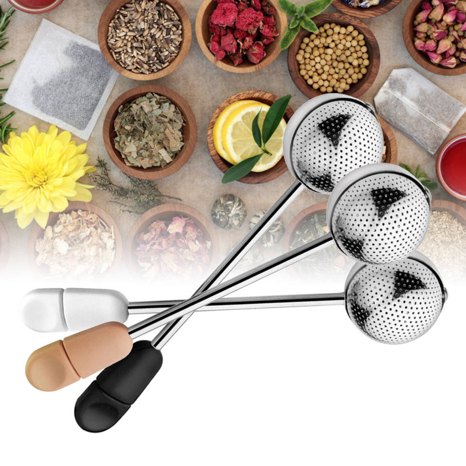 Stainless Steel Tea Infuser Strainers Mesh 360 Rotation Teapot Tea Ball Filter Spice Herbal Filter Teaware Accessories Tools