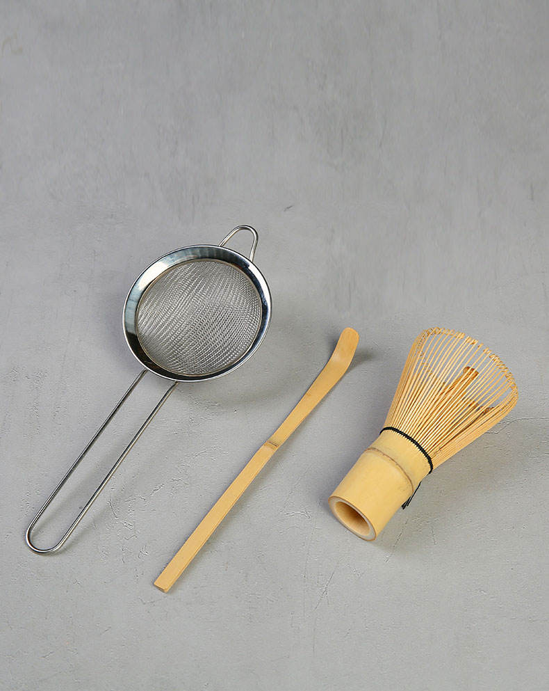  Hot Selling Easy Use Match Whisk Matcha Filter Porcelain Ceramic Matcha Bowl Gift Set