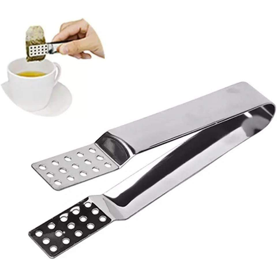 Tea Bag Squeezer Clip Stainless Steel Tea Bag Holder Tea Bag Tongs