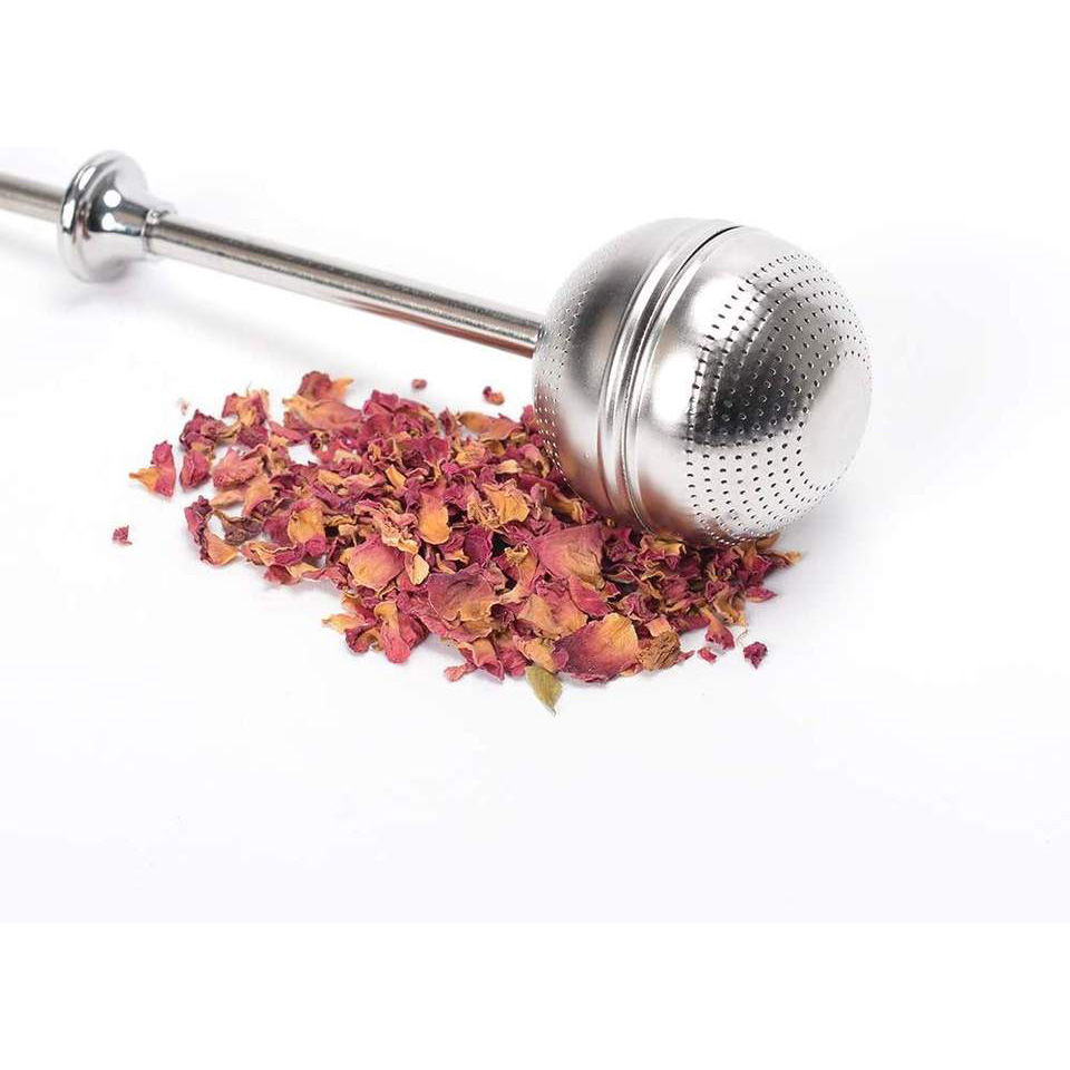 Long Handle Stainless Steel Tea Strainers Tea Interval Diffuser Infuser Filter for Teapot