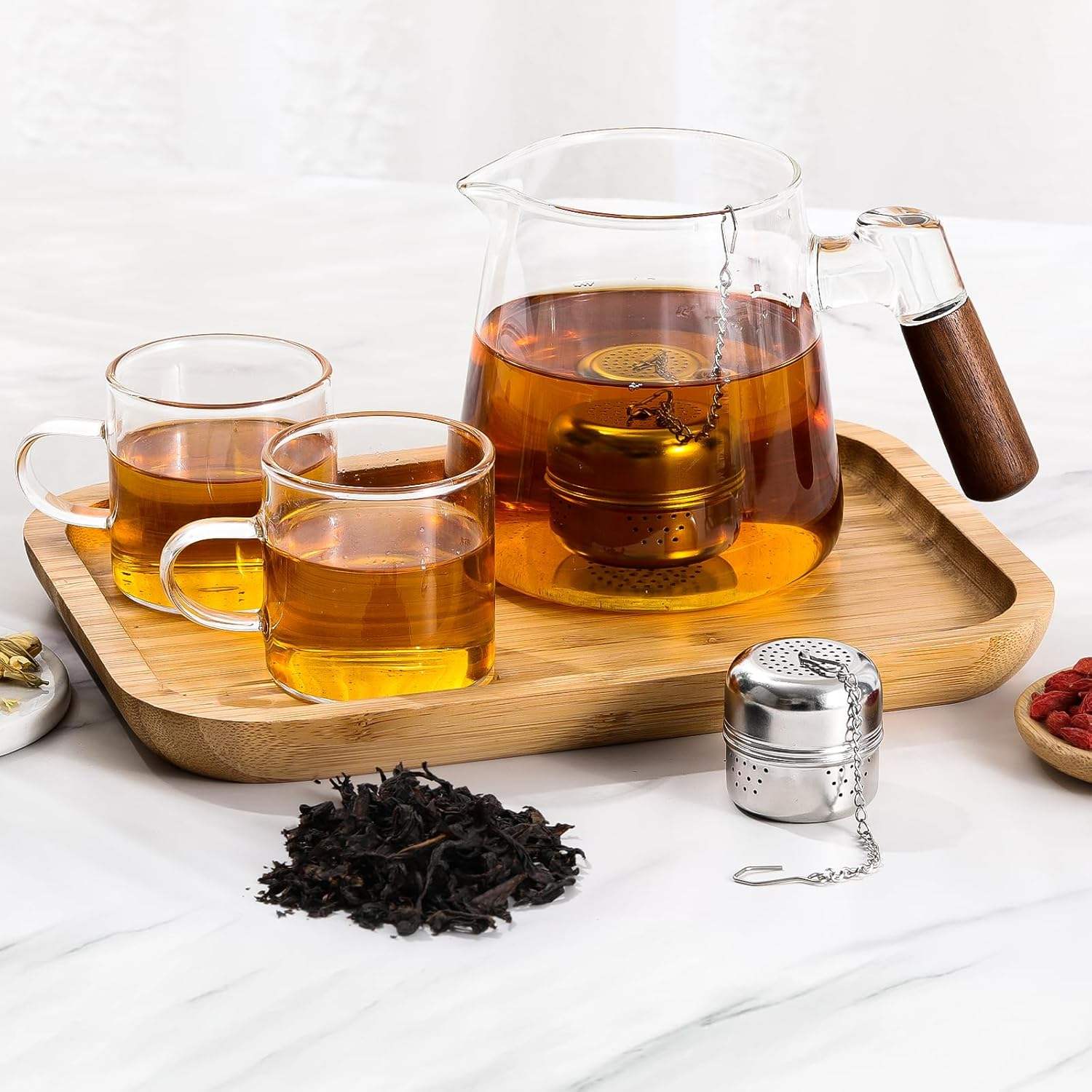 Stainless Steel Tea Strainer & Steeper for Loose Tea