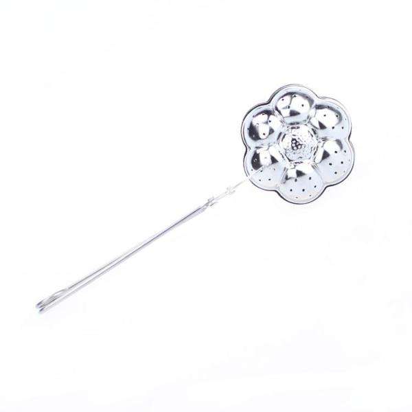 Stainless Steel Pumpkins Snap Tea Ball Infuser with Handle,Tea Strainer for Brew Loose Leaf Tea