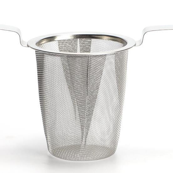 Hot Sale Fine Hole Stainless Steel Tea Infuser Double Handle Tea Strainer