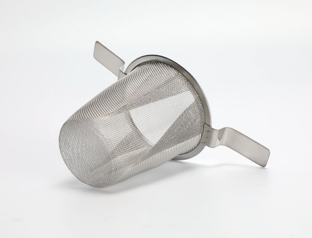 Hot Sale Fine Hole Stainless Steel Tea Infuser Double Handle Tea Strainer